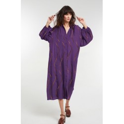 robe eulalie calder - violet